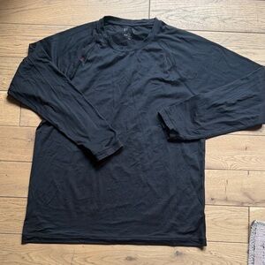RHONE Black Long Sleeve Men's Tee